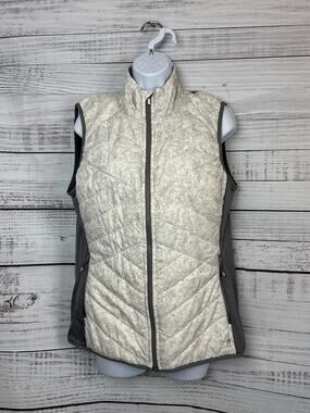 Smartwool Women's Smartloft Womens Sz XL Vest Cream Gray Quilted